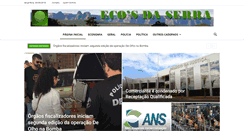 Desktop Screenshot of ecosdaserra.com